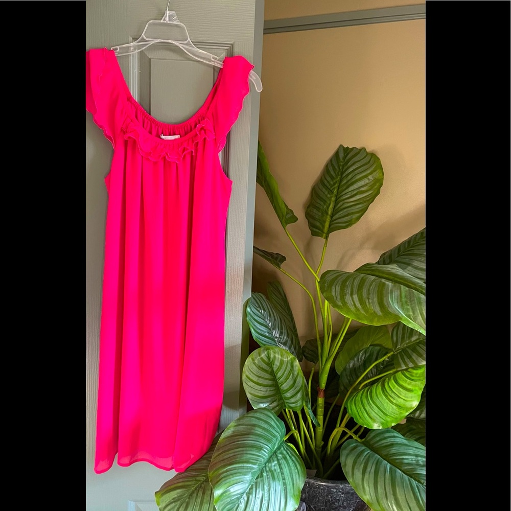 Hot pink sweet dress